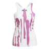 New York Y Tank Top Kobiety-Biały,Fioletowy