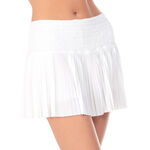 Lucky in Love ODZIEŻ Lucky in Love Pleated Smocked 14in Sp&oacute;dnica Kobiety-Biały