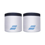 Babolat ODZIEŻ Babolat Logo Opaska przeciwpotna Unisex - biały, jasnoniebieski