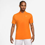 Nike Odzież tenisowa Nike Dri-Fit Victory Court Solid Polo Mężczyźni - pomarańczowy, biały