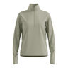 Essential Thermal Midlayer 1/2 Zip Koszulka do biegania Kobiety - oliwka, 