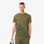 Lacoste ODZIEŻ Lacoste Koszulka Mężczyźni-Oliwka