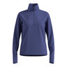 Essential Thermal Midlayer 1/2 Zip Koszulka do biegania Kobiety - niebieski, 