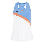 Babolat ODZIEŻ Babolat Play Tank Top Kobiety-Biały,Jasnoniebieski
