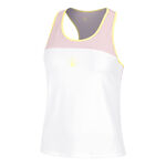Quiet Please ODZIEŻ Quiet Please Mind Racerback Tank Top Dziewczynki-Liliowy,Biały