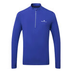 Ronhill ODZIEŻ Ronhill Core Thermal 1/2 Zip Koszulka do biegania Mężczyźni - niebieski, 