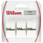 Wilson Owijki Wilson Pro Overgrip Perforated Opakowanie 3 Szt.-Biały