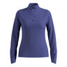 Zeroweight Warm Mid Layer 1/2 Zip Koszulka do biegania Kobiety - niebieski, 