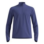 Odlo ODZIEŻ Odlo Essential Thermal Midlayer 1/2 Zip Koszulka do biegania Mężczyźni - niebieski, 