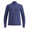 Essential Thermal Midlayer 1/2 Zip Koszulka do biegania Mężczyźni - niebieski, 
