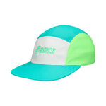 ASICS Czapka ASICS 5 Panel Czapka Unisex-zieleń, beż