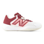 New Balance Buty tenisowe New Balance 696 Buty Do Tenisa Allcourt Kobiety-Biały,Czerwony