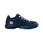 Wilson Buty tenisowe Wilson Rush Pro Buty Do Tenisa Allcourt Dzieci-Ciemnoniebieski,Ciemnoniebieski