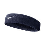 Nike ODZIEŻ Nike Swoosh Classic Opaska do włosów Unisex - ciemnoniebieski, biały
