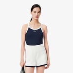 Lacoste ODZIEŻ Lacoste Tank Top Kobiety-Ciemnoniebieski,Biały