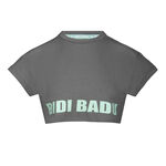 BIDI BADU ODZIEŻ BIDI BADU Abdominis Crop Move Koszulka Kobiety-Szary
