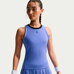 Nike Odzież tenisowa Nike Court Dri-FIT Advantage Tank top Kobiety-niebieski