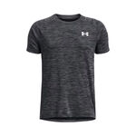 Under Armour ODZIEŻ Under Armour Tech Textured Koszulka Chłopcy-czarny, biały