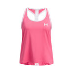 Under Armour ODZIEŻ Under Armour Tech Knockout Tank Top Dziewczynki-Różowy,Biały