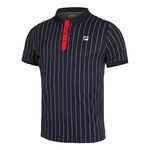 Fila ODZIEŻ Fila Stripes Polo Mężczyźni-Ciemnoniebieski,Czerwony
