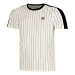 Fila ODZIEŻ Fila Stripes Jascha 2 Koszulka Mężczyźni-Biały,Ciemnoniebieski