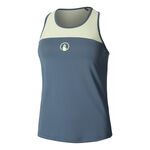 Quiet Please ODZIEŻ Quiet Please Perspectives Racerback Tank Top Kobiety-Niebieski