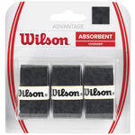 Wilson Owijki Wilson Advantage Overgrip Opakowanie 3 Szt.-Czarny