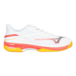 Mizuno Buty tenisowe Mizuno Wave Exceed Court Buty Do Tenisa Allcourt Mężczyźni-Biały,Koral