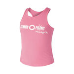 Tennis-Point ODZIEŻ Tennis-Point Logo Tank Top Dziewczynki-Różowy,Biały