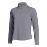 Dri-Fit One Standard Half-Zip Długi Rękaw Kobiety - szary, 