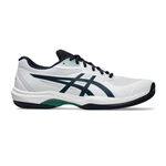 ASICS Buty tenisowe ASICS Game FF / OC buty do tenisa ziemnego Mężczyźni - biały, ciemnoniebieski