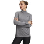 Under Armour ODZIEŻ Under Armour Tech 1/2 Zip-Twist Długi Rękaw Kobiety-zieleń, czarny