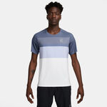 Nike ODZIEŻ Nike Court Dri-Fit Advantage Print Koszulka Mężczyźni-Niebiesko-szary