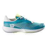 buty do tenisa allcourt Wilson Wilson Kaos Swift 1.5 Buty Do Tenisa Allcourt Kobiety-Turkus,Biały