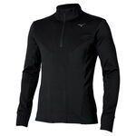 Mizuno ODZIEŻ Mizuno Active Warmalite Half Zip Koszulka do biegania Mężczyźni - czarny, 