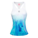 BIDI BADU ODZIEŻ BIDI BADU Yaka Tech Tank Top Kobiety-Biały,Jasnoniebieski