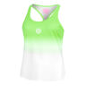 Crew Gradiant Tank Top Kobiety-Neonowy Zielony,Biały