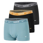 Nike ODZIEŻ Nike Everyday Cotton Stretch Bokserki Opakowanie 3 Szt. Mężczyźni-Jasnoniebieski,Ciemnoszary