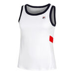 Fila ODZIEŻ Fila Lissy Tank Top Kobiety-Biały,Ciemnoniebieski