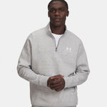Under Armour Długi Rękaw Under Armour Icon Fleece 1/4 Zip Długi Rękaw Mężczyźni-szary, biały