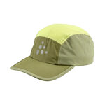Craft ODZIEŻ Craft Pro Hypervent Czapka Unisex - oliwka, żółty