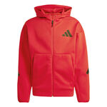 adidas ODZIEŻ adidas Z.N.E. Full Zip Bluza dresowa Mężczyźni - czerwony, 