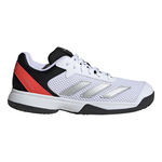 adidas Buty tenisowe adidas Courtflash buty do tenisa allcourt Dzieci-biały, czarny