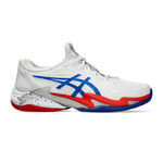 ASICS Buty tenisowe ASICS Court FF 3 Clay Novak buty do tenisa ziemnego Mężczyźni - biały, niebieski