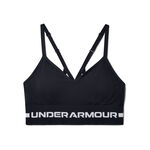Under Armour ODZIEŻ Under Armour Seamless Low Long Stanik sportowy Kobiety - czarny, jasnoszary