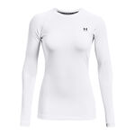 Under Armour ODZIEŻ Under Armour Authentics Crew Długi Rękaw Kobiety-Biały