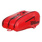 Wilson Wilson Tour Torba Na Rakiete 15s-Czerwony