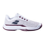 Babolat Buty tenisowe Babolat Jet Tere 2 AC Buty Do Tenisa Allcourt Mężczyźni-Biały,Ciemnoczerwony