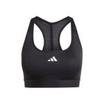 adidas ODZIEŻ adidas Power Racer Medium Stanik Sportowy Kobiety-Czarny