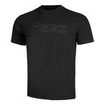 ASICS ODZIEŻ ASICS Logo Koszulka Mężczyźni - szary, 